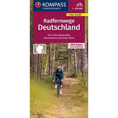 KOMPASS-Karten GmbH - KOMPASS Radfernwegekarte Deutschland 1:550.000: Das Fahrradparadies Deutschland auf einen Blick. GPX-Daten zum Download. - Preis vom 21.06.2026 05:42:24 h KOMPASS-Karten GmbH - KOMPASS Radfernwegekarte Deutschland 1:550.000: Das Fahrradparadies Deutschland auf einen Blick. GPX-Daten zum Download. - Preis vom 21.06.2026 05:42:24 h