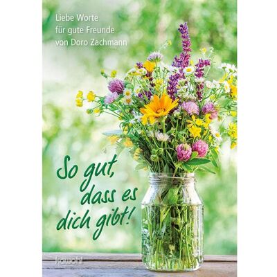 Doro Zachmann - So gut, dass es dich gibt!: Liebe Worte für gute Freunde - Preis vom 22.09.2026 03:35:57 h Doro Zachmann - So gut, dass es dich gibt!: Liebe Worte für gute Freunde - Preis vom 22.09.2026 03:35:57 h