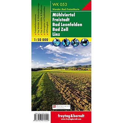 Freytag-Berndt und Artaria KG - Freytag Berndt Wanderkarten, WK 053, Mühlviertel - Freistadt - Bad Leonfelden - Bad Zell - Linz - Maßstab 1:50.000 (freytag & berndt Wander-Rad-Freizeitkarten) - Preis vom 18.06.2026 05:44:55 h Freytag-Berndt und Artaria KG - Freytag Berndt Wanderkarten, WK 053, Mühlviertel - Freistadt - Bad Leonfelden - Bad Zell - Linz - Maßstab 1:50.000 (freytag & berndt Wander-Rad-Freizeitkarten) - Preis vom 18.06.2026 05:44:55 h
