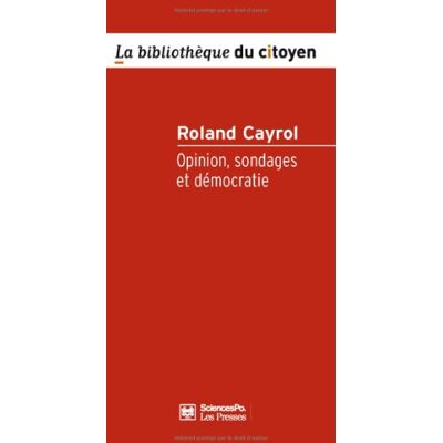 Roland Opinion, sondages et démocratie - Preis vom 17.06.2026 05:34:31 h Roland Opinion, sondages et démocratie - Preis vom 17.06.2026 05:34:31 h