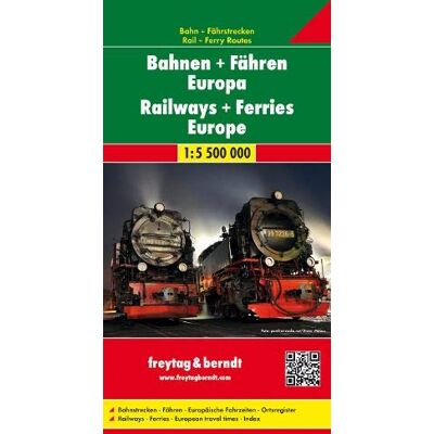 Freytag-Berndt und Artaria KG - Bahnen + Fähren Europa, Eisenbahnkarte 1:5,5 Mio. (freytag & berndt Auto + Freizeitkarten) - Preis vom 17.06.2026 05:34:31 h Freytag-Berndt und Artaria KG - Bahnen + Fähren Europa, Eisenbahnkarte 1:5,5 Mio. (freytag & berndt Auto + Freizeitkarten) - Preis vom 17.06.2026 05:34:31 h
