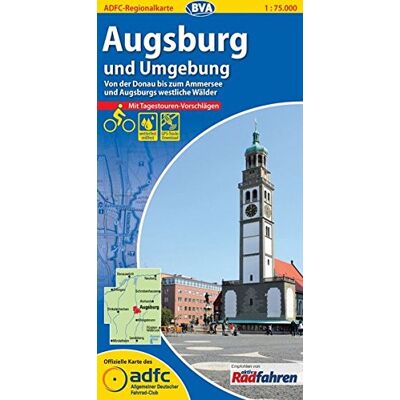 Allgemeiner Deutscher Fahrrad-Club e.V. (ADFC) - ADFC-Regionalkarte Augsburg und Umgebung mit Tagestouren-Vorschlägen, 1:75.000, reiß- und wetterfest, GPS-Tracks Download: Von der Donau bis zum ... westliche Wälder (ADFC-Regionalkarte 1:75000) - Preis vom Allgemeiner Deutscher Fahrrad-Club e.V. (ADFC) - ADFC-Regionalkarte Augsburg und Umgebung mit Tagestouren-Vorschlägen, 1:75.000, reiß- und wetterfest, GPS-Tracks Download: Von der Donau bis zum ... westliche Wälder (ADFC-Regionalkarte 1:75000) - Preis vom