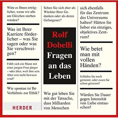 Rolf Dobelli - Fragen an das Leben - Preis vom 17.06.2026 05:34:31 h Rolf Dobelli - Fragen an das Leben - Preis vom 17.06.2026 05:34:31 h