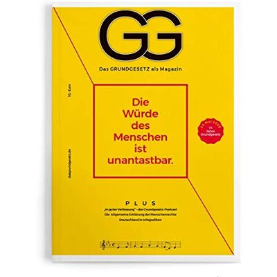 Oliver Wurm und Andreas Volleritsch - Das Grundgesetz als Magazin - Ausgabe 2020: Die Würde des Menschen ist unantastbar - Preis vom 22.09.2026 03:35:57 h Oliver Wurm und Andreas Volleritsch - Das Grundgesetz als Magazin - Ausgabe 2020: Die Würde des Menschen ist unantastbar - Preis vom 22.09.2026 03:35:57 h