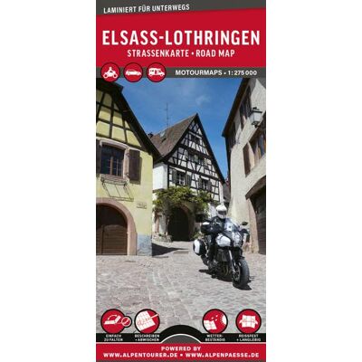 MoTourMedia - MoTourMaps Elsass & Lothringen 1:275.000: reißfest • wasserfest • beschreibbar: Laminierte Straßenkarte für unterwegs (MOTOURMAPS: Laminierte Straßenkarten für unterwegs) - Preis vom 20.06.2026 05:23:55 h MoTourMedia - MoTourMaps Elsass & Lothringen 1:275.000: reißfest • wasserfest • beschreibbar: Laminierte Straßenkarte für unterwegs (MOTOURMAPS: Laminierte Straßenkarten für unterwegs) - Preis vom 20.06.2026 05:23:55 h