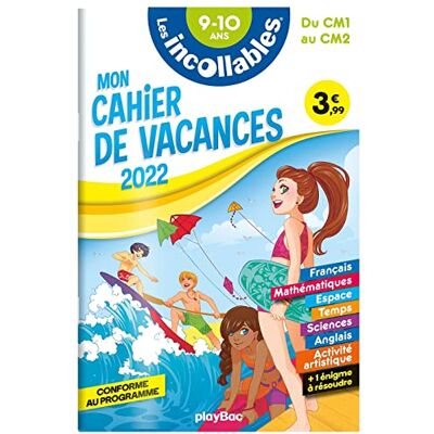 Carole Ton That - Les incollables : mon cahier de vacances 2022, du CM1 au CM2, 9-10 ans : conforme au programme - Preis vom 19.06.2026 05:29:47 h Carole Ton That - Les incollables : mon cahier de vacances 2022, du CM1 au CM2, 9-10 ans : conforme au programme - Preis vom 19.06.2026 05:29:47 h