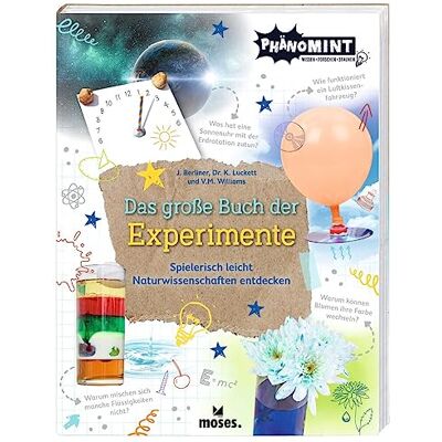 Jonny Berliner - moses. PhänoMINT Das große Buch der Experimente, Technik & Naturwissenschaft Experimente für Schülerinnen und Schüler auf 256 Seiten, umfangreiches Wissensbuch für Kinder ab 8 Jahren - Preis vom 17.06.2026 05:34:31 h Jonny Berliner - moses. PhänoMINT Das große Buch der Experimente, Technik & Naturwissenschaft Experimente für Schülerinnen und Schüler auf 256 Seiten, umfangreiches Wissensbuch für Kinder ab 8 Jahren - Preis vom 17.06.2026 05:34:31 h