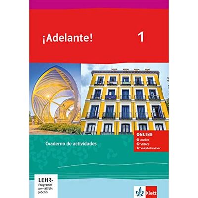 ¡Adelante! 1: Cuaderno de actividades mit Audios, Videos und Vokabeltrainer 1. Lernjahr (¡Adelante! Ausgabe Spanisch als spätbeginnende Fremdsprache ab 2019) - Preis vom 16.06.2026 05:30:18 h ¡Adelante! 1: Cuaderno de actividades mit Audios, Videos und Vokabeltrainer 1. Lernjahr (¡Adelante! Ausgabe Spanisch als spätbeginnende Fremdsprache ab 2019) - Preis vom 16.06.2026 05:30:18 h