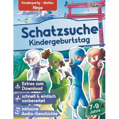 Sarah Sarah - Schatzsuche Kindergeburtstag mit Audio-Geschichte Die Elemente der Ninja für Kinder von 7-9 Jahren: Die fertige Schnitzeljagd für deinen ... Schatzsuchen für den Kindergeburtstag) - Preis vom 20.06.2026 05:23:55 h Sarah Sarah - Schatzsuche Kindergeburtstag mit Audio-Geschichte Die Elemente der Ninja für Kinder von 7-9 Jahren: Die fertige Schnitzeljagd für deinen ... Schatzsuchen für den Kindergeburtstag) - Preis vom 20.06.2026 05:23:55 h