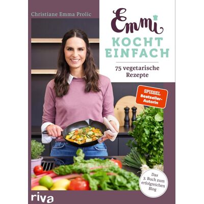 Christiane Emma Prolic - Emmi kocht einfach: 75 vegetarische Rezepte: Das 3. Buch zum erfolgreichen Blog emmikochteinfach.de. Alltagstaugliche Gerichte ohne Fleisch - Preis vom 24.06.2026 07:42:13 h Christiane Emma Prolic - Emmi kocht einfach: 75 vegetarische Rezepte: Das 3. Buch zum erfolgreichen Blog emmikochteinfach.de. Alltagstaugliche Gerichte ohne Fleisch - Preis vom 24.06.2026 07:42:13 h