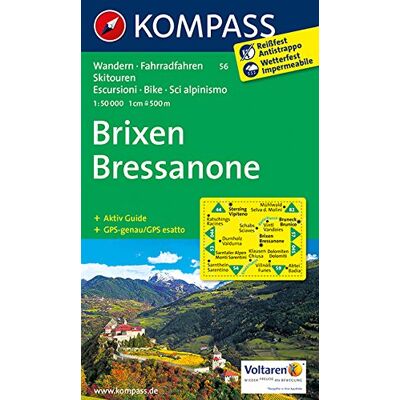 KOMPASS-Karten GmbH - Brixen /Bressanone: Wanderkarte mit Aktiiv Guide, Radrouten und alpinen Skirouten. Dt. /Ital. GPS-genau. 1:50000 (KOMPASS-Wanderkarten) - Preis vom 17.06.2026 05:34:31 h KOMPASS-Karten GmbH - Brixen /Bressanone: Wanderkarte mit Aktiiv Guide, Radrouten und alpinen Skirouten. Dt. /Ital. GPS-genau. 1:50000 (KOMPASS-Wanderkarten) - Preis vom 17.06.2026 05:34:31 h