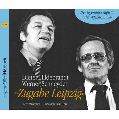Dieter Hildebrandt; Werner Schneyder - CD Zugabe Leipzig: Der legendäre Auftritt in der Pfeffermühle - Preis vom 19.06.2026 05:29:47 h Dieter Hildebrandt; Werner Schneyder - CD Zugabe Leipzig: Der legendäre Auftritt in der Pfeffermühle - Preis vom 19.06.2026 05:29:47 h