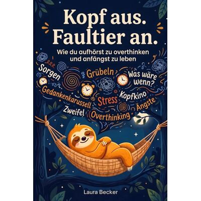 Becker Kopf aus. Faultier an - Wie du aufhörst zu overthinken und anfängst zu leben - Preis vom 18.06.2026 05:44:55 h Becker Kopf aus. Faultier an - Wie du aufhörst zu overthinken und anfängst zu leben - Preis vom 18.06.2026 05:44:55 h