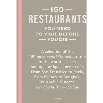 Vincent 150 Restaurants You Need To Visit Before You Die (revised edition) - Preis vom 07.08.2026 11:47:26 h Vincent 150 Restaurants You Need To Visit Before You Die (revised edition) - Preis vom 07.08.2026 11:47:26 h