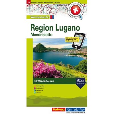 Hallwag - Region Lugano, Mendrisiotto: Nr. 8, Tourenwanderkarte mit 33 Wandertouren, 1:50 000, mit kostenlosem Download für Smartphone Karten, Tourenführer, ... Zeitangaben, Restaurants, Autobus - Preis vom 19.06.2026 05:29:47 h Hallwag - Region Lugano, Mendrisiotto: Nr. 8, Tourenwanderkarte mit 33 Wandertouren, 1:50 000, mit kostenlosem Download für Smartphone Karten, Tourenführer, ... Zeitangaben, Restaurants, Autobus - Preis vom 19.06.2026 05:29:47 h