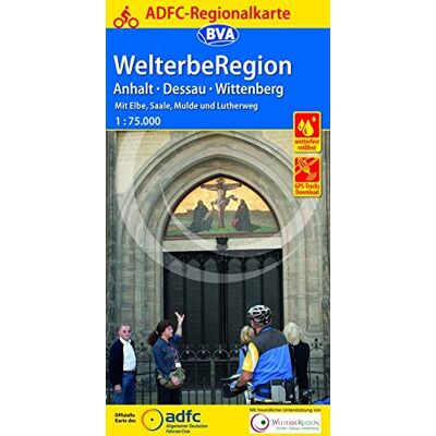 Allgemeiner Deutscher Fahrrad-Club e.V. (ADFC) - ADFC-Regionalkarte WelterbeRegion Anhalt - Dessau- Wittenberg, 1:75.000, reiß- und wetterfest, GPS-Tracks Download: Mit Elbe, Saale, Mulde und Lutherweg (ADFC-Regionalkarte 1:75000) - Preis vom 21.06.2026 0 Allgemeiner Deutscher Fahrrad-Club e.V. (ADFC) - ADFC-Regionalkarte WelterbeRegion Anhalt - Dessau- Wittenberg, 1:75.000, reiß- und wetterfest, GPS-Tracks Download: Mit Elbe, Saale, Mulde und Lutherweg (ADFC-Regionalkarte 1:75000) - Preis vom 21.06.2026 0
