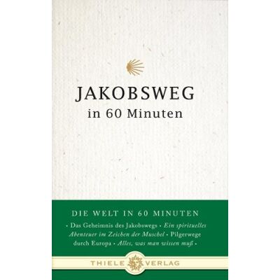 PETRA BALZER DE GARCIA - Jakobsweg in 60 Minuten: Die Welt in 60 Minuten. Das Geheimnis des Jakobswegs - Ein spirituelles Abenteuer im Zeichen der Muschel - Pilgerwege durch Europa - Alles, was man wissen muß - Preis vom 22.09.2026 03:35:57 h PETRA BALZER DE GARCIA - Jakobsweg in 60 Minuten: Die Welt in 60 Minuten. Das Geheimnis des Jakobswegs - Ein spirituelles Abenteuer im Zeichen der Muschel - Pilgerwege durch Europa - Alles, was man wissen muß - Preis vom 22.09.2026 03:35:57 h