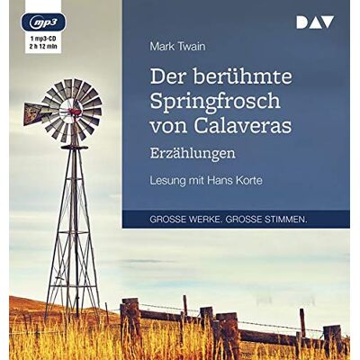 Mark Twain - Der berühmte Springfrosch von Calaveras. Erzählungen: Lesung mit Hans Korte (1 mp3-CD) - Preis vom 20.06.2026 05:23:55 h Mark Twain - Der berühmte Springfrosch von Calaveras. Erzählungen: Lesung mit Hans Korte (1 mp3-CD) - Preis vom 20.06.2026 05:23:55 h