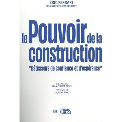 Eric Ferrari - Le pouvoir de la construction : bâtisseurs de confiance et d'espérance - Preis vom 22.09.2026 03:35:57 h Eric Ferrari - Le pouvoir de la construction : bâtisseurs de confiance et d'espérance - Preis vom 22.09.2026 03:35:57 h