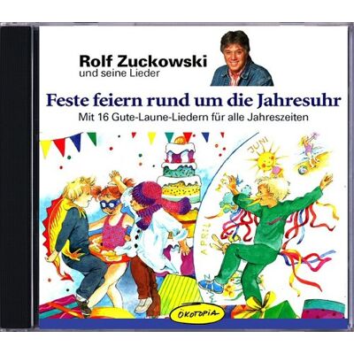 Rolf Zuckowski - Feste feiern rund um die Jahresuhr. CD: Mit 16 Gute-Laune-Lieder für alle Jahreszeiten - Preis vom 23.06.2026 11:45:09 h Rolf Zuckowski - Feste feiern rund um die Jahresuhr. CD: Mit 16 Gute-Laune-Lieder für alle Jahreszeiten - Preis vom 23.06.2026 11:45:09 h