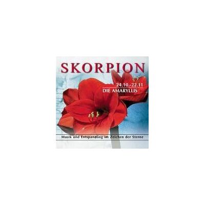 Skorpion 24.10.-22.11. Die Amaryllis. CD. . Musik und Entspannung im Zeichen der Sterne - Preis vom 23.06.2026 11:45:09 h Skorpion 24.10.-22.11. Die Amaryllis. CD. . Musik und Entspannung im Zeichen der Sterne - Preis vom 23.06.2026 11:45:09 h