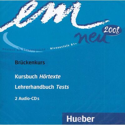 Michaela Perlmann-Balme - em neu 2008 Brückenkurs: Deutsch als Fremdsprache / 2 Audio-CDs: Deutsch als Fremdsprache Niveaustufe B1. Ein Lehrwerk im Baukastensystem - Preis vom 21.06.2026 05:42:24 h Michaela Perlmann-Balme - em neu 2008 Brückenkurs: Deutsch als Fremdsprache / 2 Audio-CDs: Deutsch als Fremdsprache Niveaustufe B1. Ein Lehrwerk im Baukastensystem - Preis vom 21.06.2026 05:42:24 h