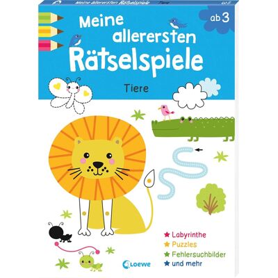 Meine allerersten Rätselspiele - Tiere: Großer Lern- und Rätselspaß für die Kleinsten! Garantierter Lernerfolg - Für Kindergartenkinder ab 3 Jahren - Preis vom 22.06.2026 23:23:57 h Meine allerersten Rätselspiele - Tiere: Großer Lern- und Rätselspaß für die Kleinsten! Garantierter Lernerfolg - Für Kindergartenkinder ab 3 Jahren - Preis vom 22.06.2026 23:23:57 h