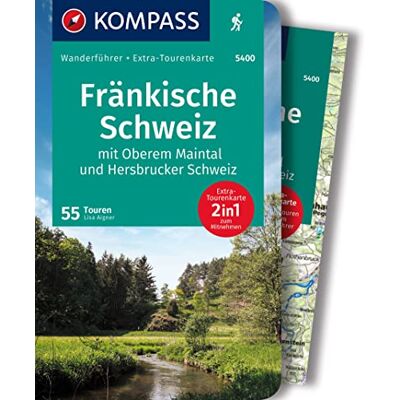 KOMPASS-Karten GmbH - KOMPASS Wanderführer 5400 Fränkische Schweiz mit Oberem Maintal und Hersbrucker Schweiz, 55 Touren: mit Extra-Tourenkarte Maßstab, GPX-Daten zum Download - Preis vom 18.06.2026 05:44:55 h KOMPASS-Karten GmbH - KOMPASS Wanderführer 5400 Fränkische Schweiz mit Oberem Maintal und Hersbrucker Schweiz, 55 Touren: mit Extra-Tourenkarte Maßstab, GPX-Daten zum Download - Preis vom 18.06.2026 05:44:55 h