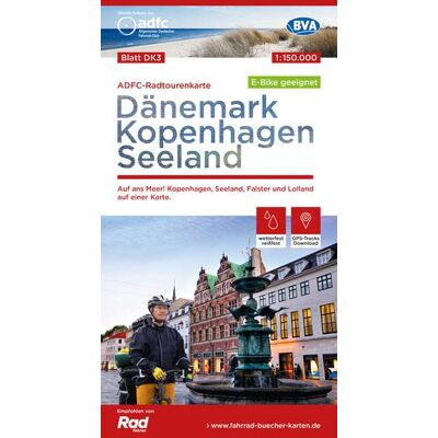 Allgemeiner Deutscher Fahrrad-Club e.V. (ADFC) - ADFC-Radtourenkarte DK3 Dänemark/Kopenhagen/Seeland 1:150.000, reiß- und wetterfest, E-Bike geeignet, mit GPS-Tracks Download, mit Bett+Bike Symbolen, ... einer Karte. (ADFC-Radtourenkarte 1:150.000) - Prei Allgemeiner Deutscher Fahrrad-Club e.V. (ADFC) - ADFC-Radtourenkarte DK3 Dänemark/Kopenhagen/Seeland 1:150.000, reiß- und wetterfest, E-Bike geeignet, mit GPS-Tracks Download, mit Bett+Bike Symbolen, ... einer Karte. (ADFC-Radtourenkarte 1:150.000) - Prei