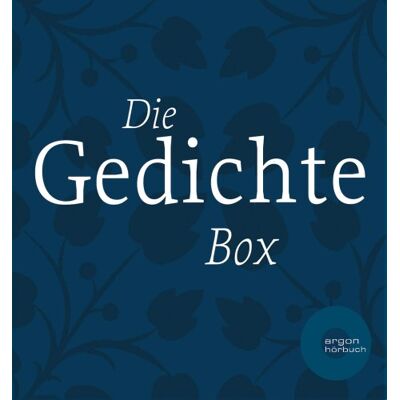 Sophie Rois - Die Gedichte Box - Preis vom 26.06.2026 19:40:26 h Sophie Rois - Die Gedichte Box - Preis vom 26.06.2026 19:40:26 h