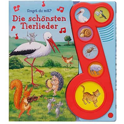 Phoenix Die schönsten Tierlieder - Liederbuch mit Sound - Pappbilderbuch mit 6 Melodien: Tönendes Buch - Preis vom 18.06.2026 05:44:55 h Phoenix Die schönsten Tierlieder - Liederbuch mit Sound - Pappbilderbuch mit 6 Melodien: Tönendes Buch - Preis vom 18.06.2026 05:44:55 h
