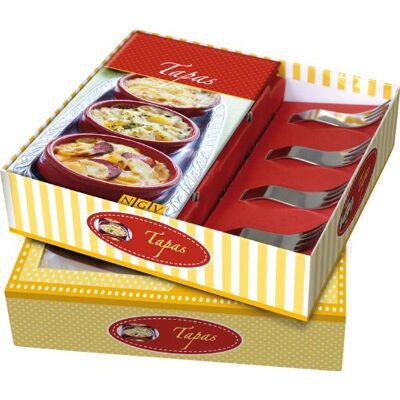 Buch-Box Tapas: Rezeptbuch + 4 Tapasgabeln - Preis vom 18.06.2026 05:44:55 h Buch-Box Tapas: Rezeptbuch + 4 Tapasgabeln - Preis vom 18.06.2026 05:44:55 h
