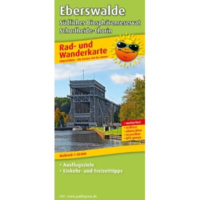 Publicpress - Rad- und Wanderkarte Eberswalde - Südliches Biosphärenreservat Schorfheide-Chorin: mit Ausflugszielen, Einkehr- & Freizeittipps, wetterfest, reißfest, ... wetterfest, reissfest, abwischbar, GPS-genau - Preis vom 17.06.2026 05:34:31 h Publicpress - Rad- und Wanderkarte Eberswalde - Südliches Biosphärenreservat Schorfheide-Chorin: mit Ausflugszielen, Einkehr- & Freizeittipps, wetterfest, reißfest, ... wetterfest, reissfest, abwischbar, GPS-genau - Preis vom 17.06.2026 05:34:31 h