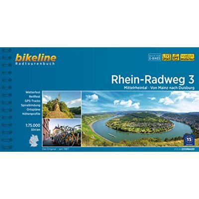 Esterbauer Verlag - Rhein-Radweg / Rhein-Radweg Teil 3: Mittelrheintal · Von Mainz nach Duisburg, 304 km, 1:75.000, wetterfest/reißfest, GPS-Tracks Download, LiveUpdate - Preis vom 19.06.2026 05:29:47 h Esterbauer Verlag - Rhein-Radweg / Rhein-Radweg Teil 3: Mittelrheintal · Von Mainz nach Duisburg, 304 km, 1:75.000, wetterfest/reißfest, GPS-Tracks Download, LiveUpdate - Preis vom 19.06.2026 05:29:47 h