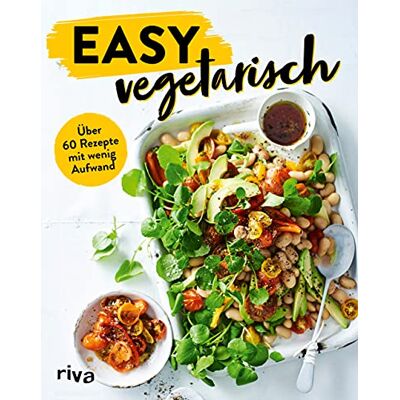 Easy vegetarisch: Über 60 Rezepte mit wenig Aufwand. Vegetarische Rezepte für Anfänger und für die Familie - Preis vom 24.06.2026 07:42:13 h Easy vegetarisch: Über 60 Rezepte mit wenig Aufwand. Vegetarische Rezepte für Anfänger und für die Familie - Preis vom 24.06.2026 07:42:13 h