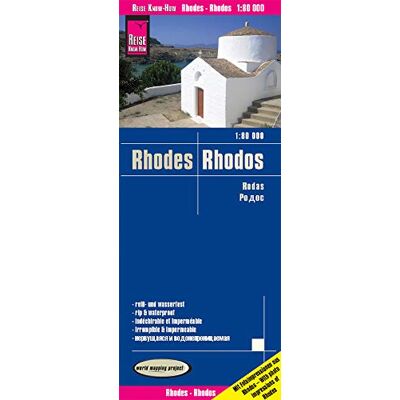 Peter Rump, Reise Know-How Verlag - Reise Know-How Landkarte Rhodos / Rhodes (1:80.000): reiß- und wasserfest (world mapping project) - Preis vom 19.06.2026 05:29:47 h Peter Rump, Reise Know-How Verlag - Reise Know-How Landkarte Rhodos / Rhodes (1:80.000): reiß- und wasserfest (world mapping project) - Preis vom 19.06.2026 05:29:47 h