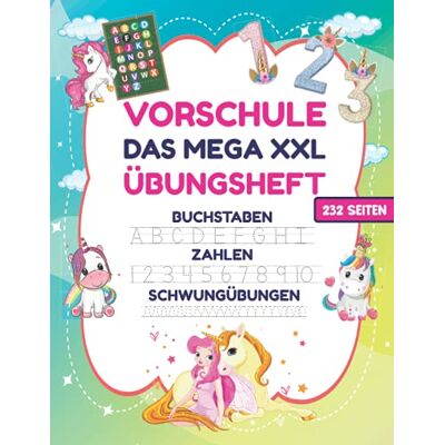 Collection, S & L Creative - VORSCHULE DAS MEGA XXL ÜBUNGSHEFT BUCHSTABEN ZAHLEN SCHWUNGÜBUNGEN 232 SEITEN: Übungshefte ab 5 Jahre. Einhorn Buch. Buchstaben, Zahlen üben und ... mit tollen Einhorn- Motiven!, Band 1) - Preis vom 22.09.2026 03:35:57 h Collection, S & L Creative - VORSCHULE DAS MEGA XXL ÜBUNGSHEFT BUCHSTABEN ZAHLEN SCHWUNGÜBUNGEN 232 SEITEN: Übungshefte ab 5 Jahre. Einhorn Buch. Buchstaben, Zahlen üben und ... mit tollen Einhorn- Motiven!, Band 1) - Preis vom 22.09.2026 03:35:57 h