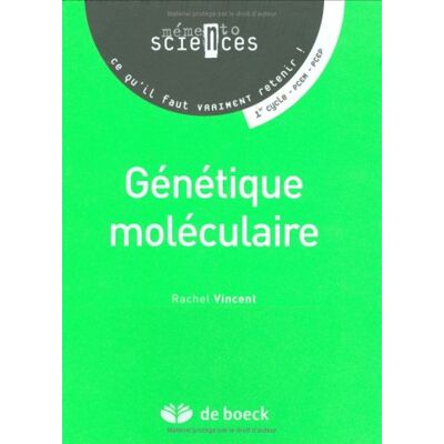 Vincent Génétique moléculaire : 1er cycle, PCEM-PCEP - Preis vom 22.06.2026 23:23:57 h Vincent Génétique moléculaire : 1er cycle, PCEM-PCEP - Preis vom 22.06.2026 23:23:57 h