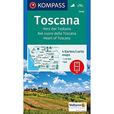 KOMPASS-Karten GmbH - Toscana, Herz der Toskana, Nel cuore della Toscana, Heart of Tuscany: 4 Wanderkarten 1:50000 im Set inklusive Karte zur offline Verwendung in der ... (KOMPASS-Wanderkarten, Band 2440) - Preis vom 21.06.2026 05:42:24 h KOMPASS-Karten GmbH - Toscana, Herz der Toskana, Nel cuore della Toscana, Heart of Tuscany: 4 Wanderkarten 1:50000 im Set inklusive Karte zur offline Verwendung in der ... (KOMPASS-Wanderkarten, Band 2440) - Preis vom 21.06.2026 05:42:24 h