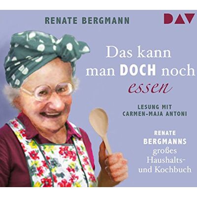Renate Bergmann - Das kann man doch noch essen. Renate Bergmanns großes Haushalts- und Kochbuch: Lesung mit Carmen-Maja Antoni (2 CDs) - Preis vom 22.09.2026 03:35:57 h Renate Bergmann - Das kann man doch noch essen. Renate Bergmanns großes Haushalts- und Kochbuch: Lesung mit Carmen-Maja Antoni (2 CDs) - Preis vom 22.09.2026 03:35:57 h