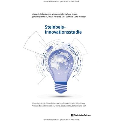 Claus-Christian Carbon - Steinbeis-Innovationsstudie: Eine Metastudie über die Innovationsfähigkeit und -tätigkeit der Volkswirtschaften Brasilien, China, Deutschland, Schweiz und USA - Preis vom 22.09.2026 03:35:57 h Claus-Christian Carbon - Steinbeis-Innovationsstudie: Eine Metastudie über die Innovationsfähigkeit und -tätigkeit der Volkswirtschaften Brasilien, China, Deutschland, Schweiz und USA - Preis vom 22.09.2026 03:35:57 h