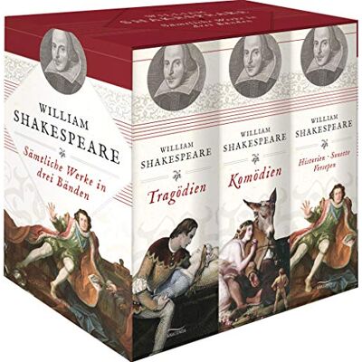 William Shakespeare - Sämtliche Werke in drei Bänden: Tragödien - Komödien - Historien (Drei Bände in Kassette) - Preis vom 22.09.2026 03:35:57 h William Shakespeare - Sämtliche Werke in drei Bänden: Tragödien - Komödien - Historien (Drei Bände in Kassette) - Preis vom 22.09.2026 03:35:57 h