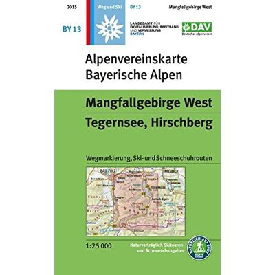Deutscher Alpenverein - Mangfallgebirge West, Tegernsee, Hirschberg: Topographische Karte 1:25.000, Wegmarkierung, Ski- und Schneeschuhrouten (Alpenvereinskarten) - Preis vom 16.06.2026 05:30:18 h Deutscher Alpenverein - Mangfallgebirge West, Tegernsee, Hirschberg: Topographische Karte 1:25.000, Wegmarkierung, Ski- und Schneeschuhrouten (Alpenvereinskarten) - Preis vom 16.06.2026 05:30:18 h