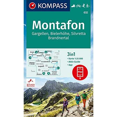 KOMPASS-Karten GmbH - KOMPASS Wanderkarte Montafon, Gargellen, Bielerhöhe, Silvretta: 3in1 Wanderkarte 1:25000 mit Aktiv Guide, inklusive Karte zur offline Verwendung in ... Loipen. (KOMPASS-Wanderkarten, Band 32) - Preis vom 17.06.2026 05:34:31 h KOMPASS-Karten GmbH - KOMPASS Wanderkarte Montafon, Gargellen, Bielerhöhe, Silvretta: 3in1 Wanderkarte 1:25000 mit Aktiv Guide, inklusive Karte zur offline Verwendung in ... Loipen. (KOMPASS-Wanderkarten, Band 32) - Preis vom 17.06.2026 05:34:31 h