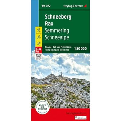 freytag & berndt - Schneeberg - Rax, Wander-, Rad- und Freizeitkarte 1:50.000, freytag & berndt, WK 022: Semmering - Schneealpe, mit APP, wasserfest und reißfest (freytag & berndt Wander-Rad-Freizeitkarten) - Preis vom 20.06.2026 05:23:55 h freytag & berndt - Schneeberg - Rax, Wander-, Rad- und Freizeitkarte 1:50.000, freytag & berndt, WK 022: Semmering - Schneealpe, mit APP, wasserfest und reißfest (freytag & berndt Wander-Rad-Freizeitkarten) - Preis vom 20.06.2026 05:23:55 h