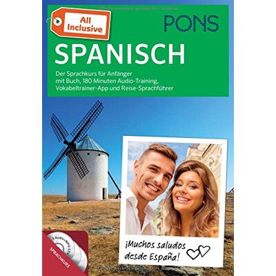 PONS All inclusive Sprachkurs für Anfänger Spanisch: Der Sprachkurs für Anfänger mit Buch, 180 Minuten Audio-Training, Vokabeltrainer-App und Reise-Sprachführer - Preis vom 22.06.2026 11:45:37 h PONS All inclusive Sprachkurs für Anfänger Spanisch: Der Sprachkurs für Anfänger mit Buch, 180 Minuten Audio-Training, Vokabeltrainer-App und Reise-Sprachführer - Preis vom 22.06.2026 11:45:37 h