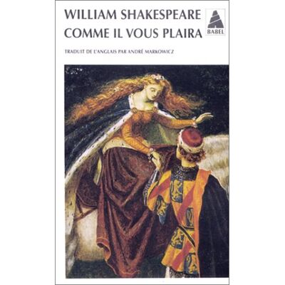 William Shakespeare - Comme il vous plaira - Preis vom 22.09.2026 03:35:57 h William Shakespeare - Comme il vous plaira - Preis vom 22.09.2026 03:35:57 h