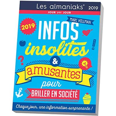 Marc Infos insolites & amusantes pour briller en société 2019 : chaque jour, une information surprenante ! - Preis vom 17.06.2026 05:34:31 h Marc Infos insolites & amusantes pour briller en société 2019 : chaque jour, une information surprenante ! - Preis vom 17.06.2026 05:34:31 h