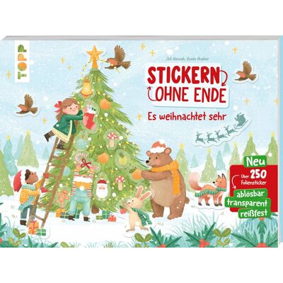 Joli Hannah - Stickern ohne Ende - Es weihnachtet sehr: Neu! Über 250 ablösbare Foliensticker: ablösbar, transparent, reißfest - Preis vom 17.06.2026 05:34:31 h Joli Hannah - Stickern ohne Ende - Es weihnachtet sehr: Neu! Über 250 ablösbare Foliensticker: ablösbar, transparent, reißfest - Preis vom 17.06.2026 05:34:31 h