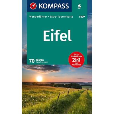 KOMPASS Wanderführer Eifel, 70 Touren mit Extra-Tourenkarte: GPS-Daten zum Download - Preis vom 24.06.2026 07:42:13 h KOMPASS Wanderführer Eifel, 70 Touren mit Extra-Tourenkarte: GPS-Daten zum Download - Preis vom 24.06.2026 07:42:13 h